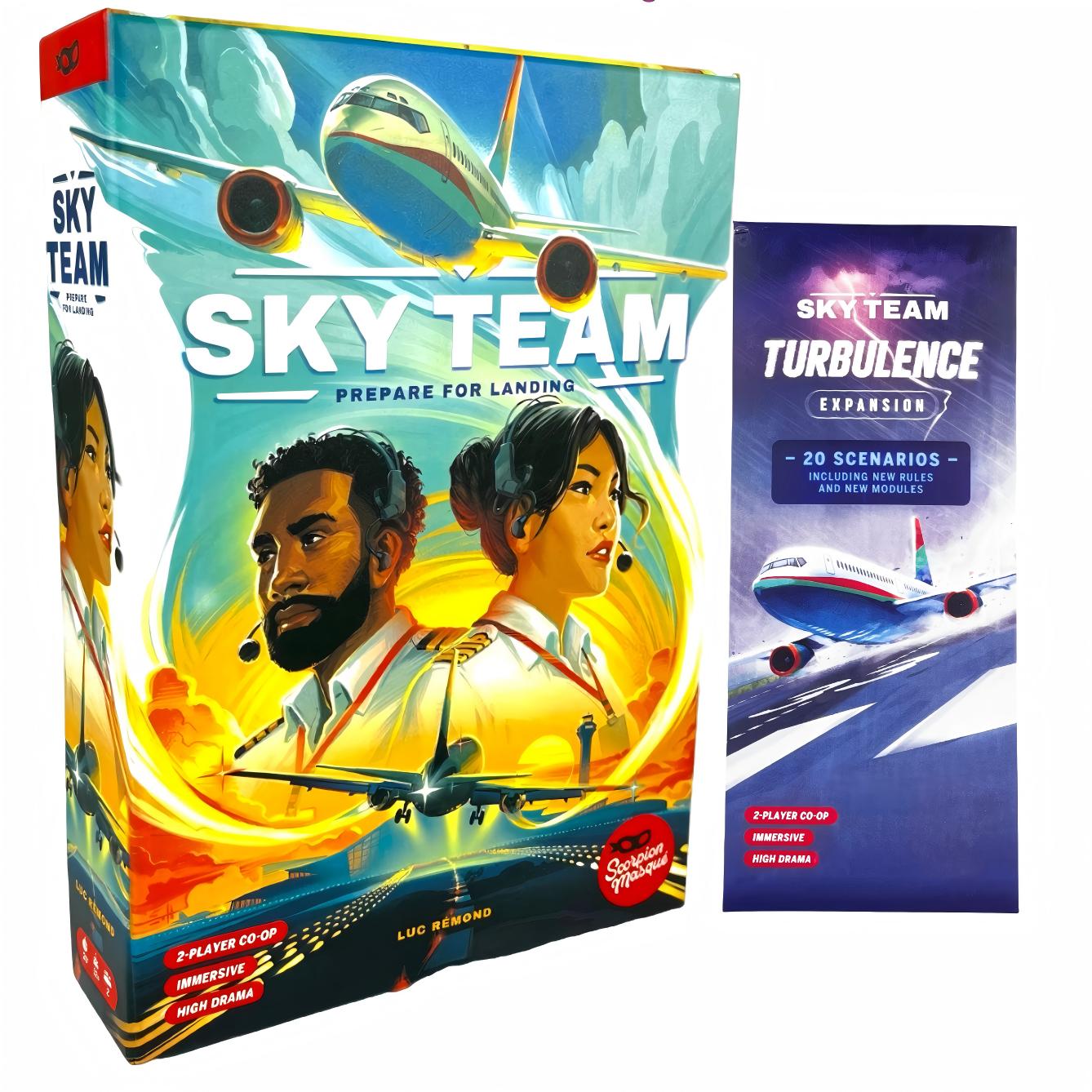 Board Game Unmatched - Gra planszowa: SKY TEAM Gra podstawowa,