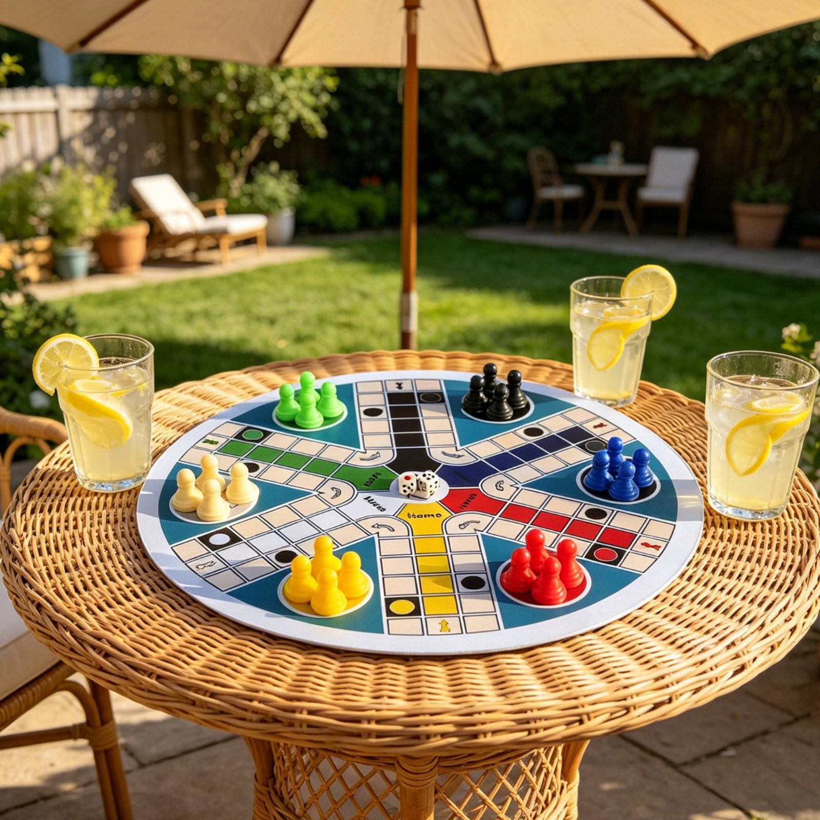 Board Game Ludo - Zestaw do gry Ludo dla 6