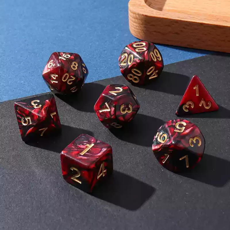 Wielościenne kostki podwójne k – Board Game Ludo recenzja i cena