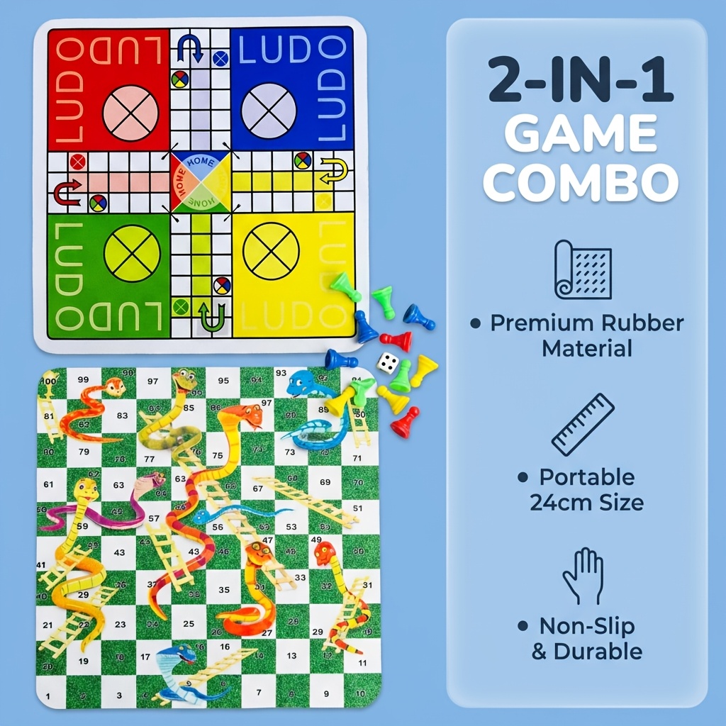 Zestaw gier planszowych 2 w 1: – Board Game Ludo recenzja i cena