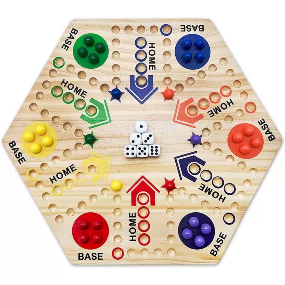 Marmurowa Gra Planszowa Dwustr – Board Game Ludo recenzja i cena