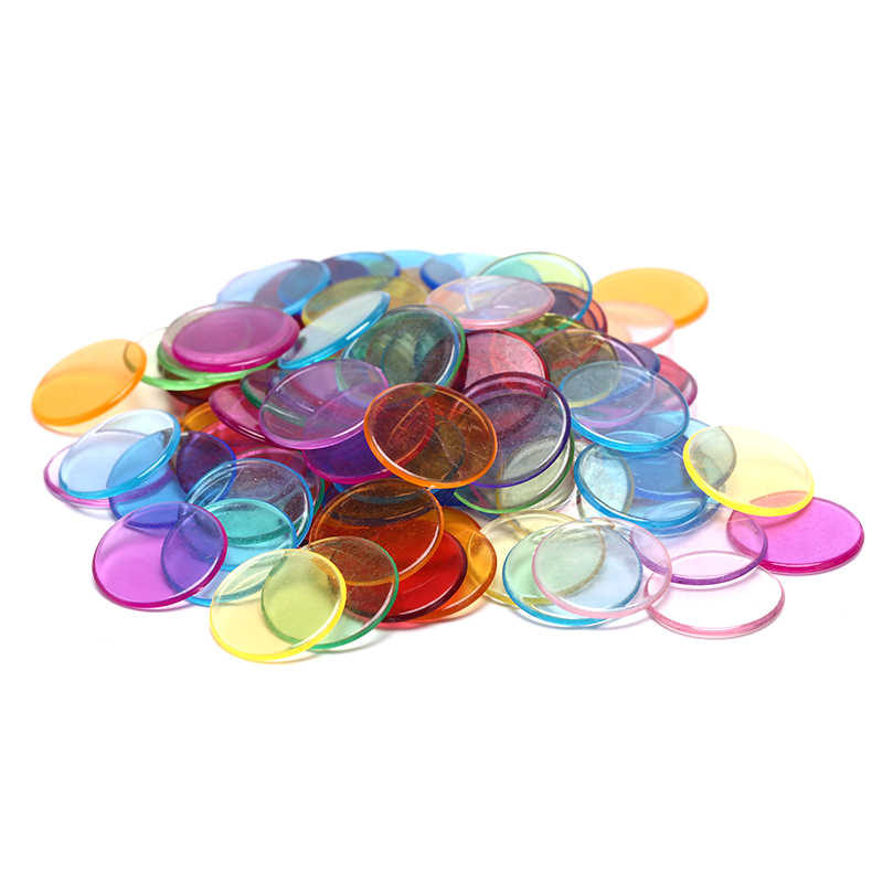 100 szt. Białe plastikowe żeto – Board Game Vector recenzja i cena