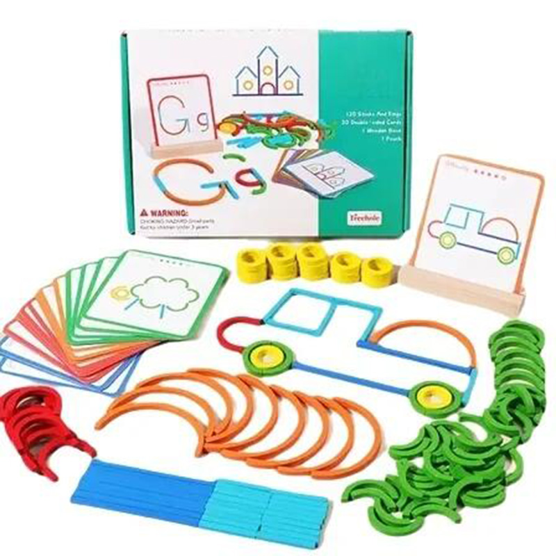 Drewniane kreatywne patyczki i – Board Game Loop recenzja i cena