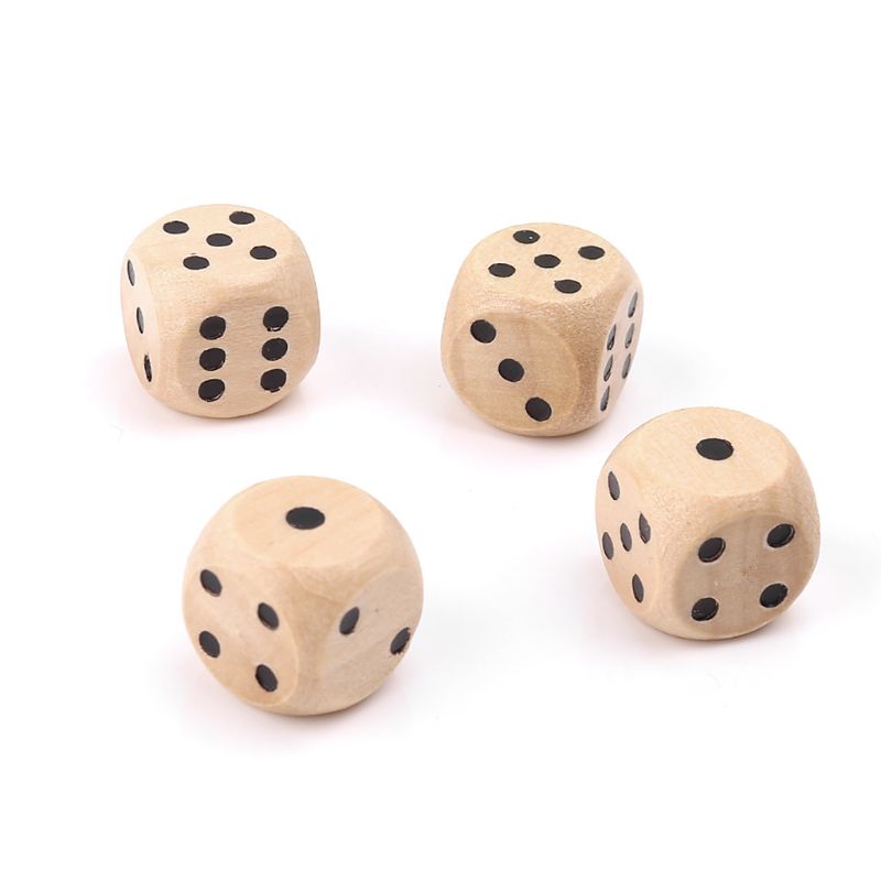 10 sztuk drewniane kostki 6 je – Board Game Loop recenzja i cena